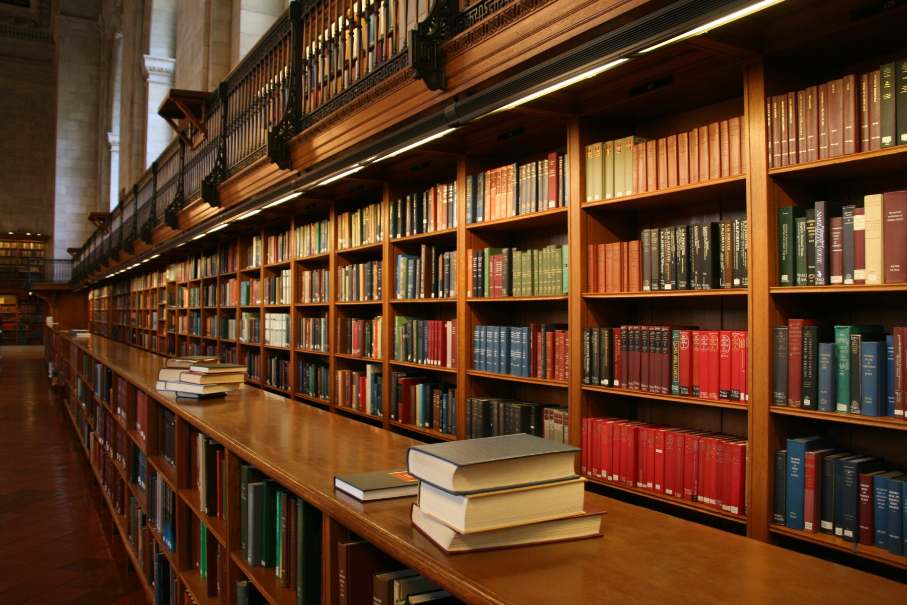 Library books